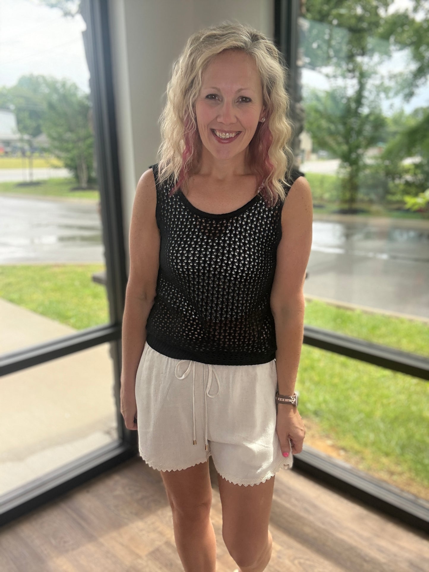 Sunset Stroll Shorts- Natural