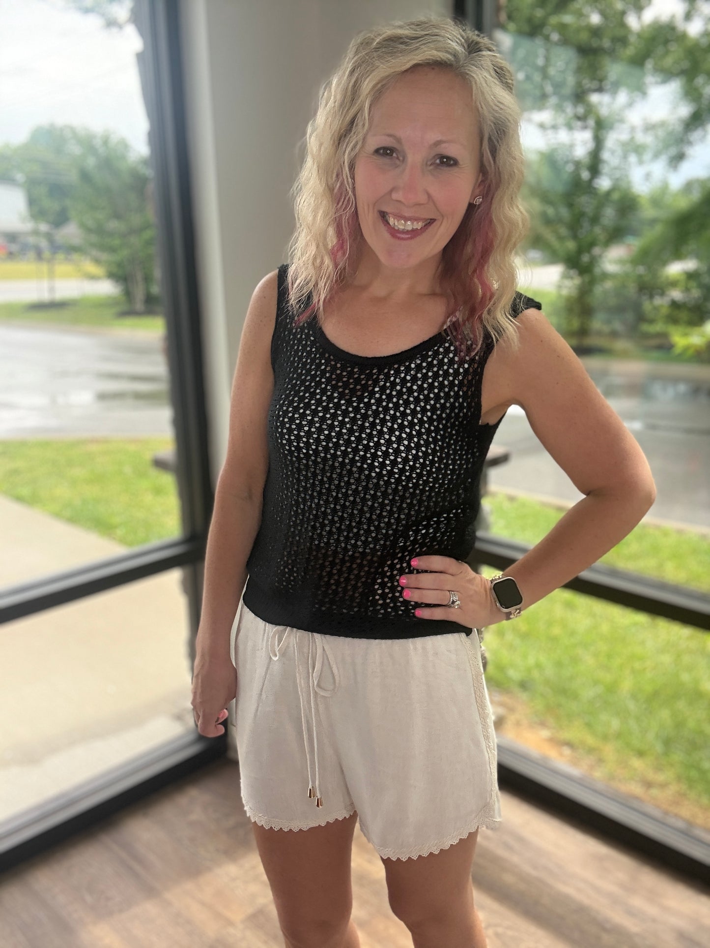 Sunset Stroll Shorts- Natural