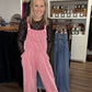 Karlee Overalls- Red