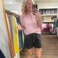 Pink Sands Crochet Top