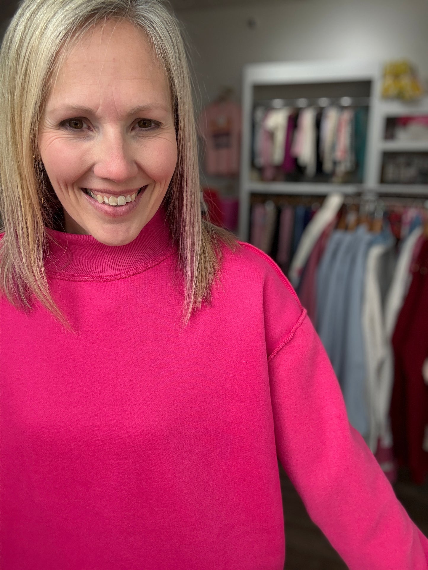 Icon Mockneck- Pink