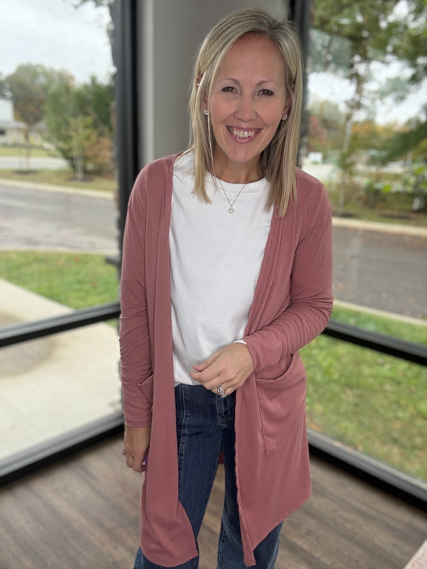 Everyday Ribbed Cardigan