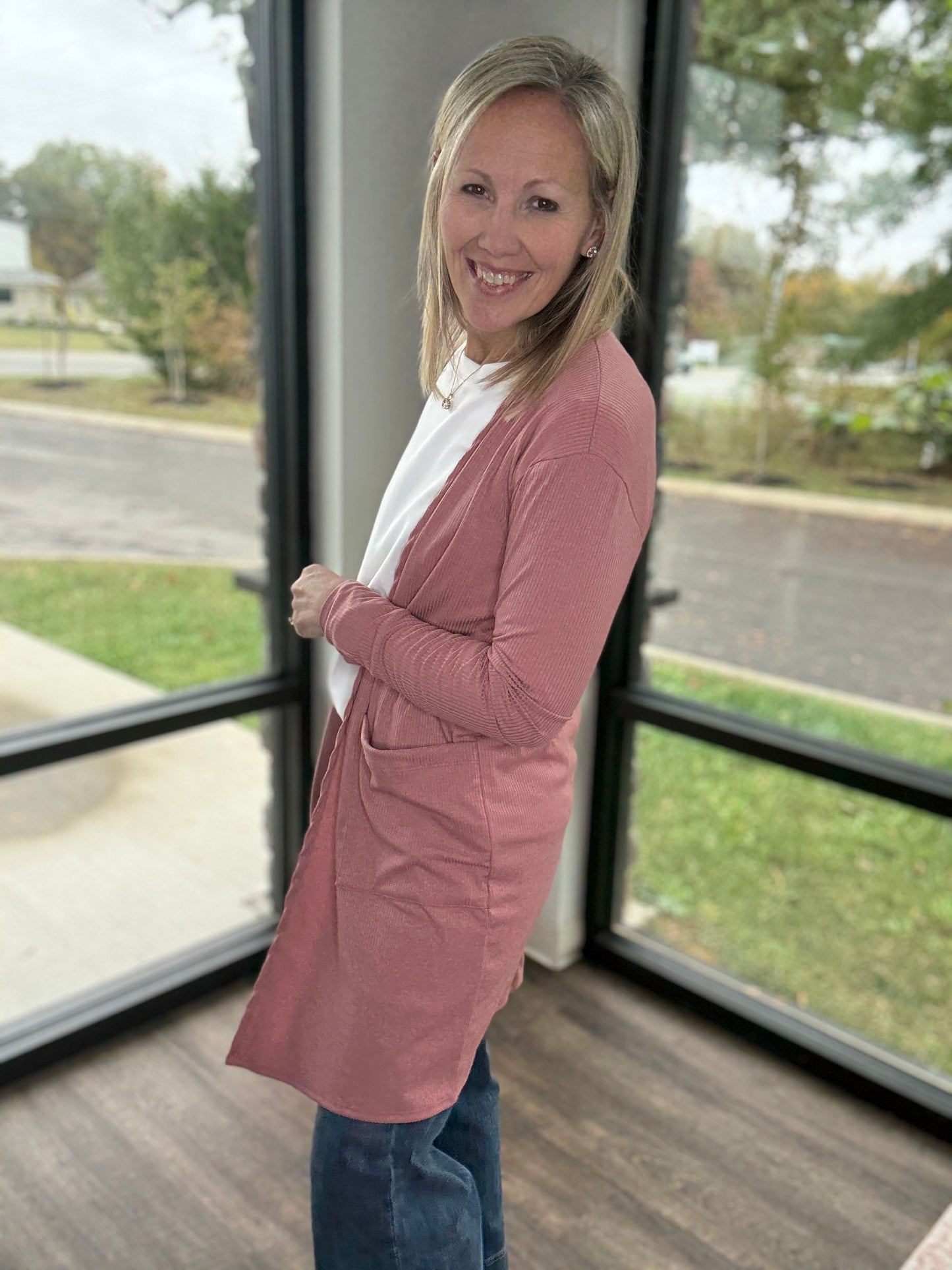 Everyday Ribbed Cardigan