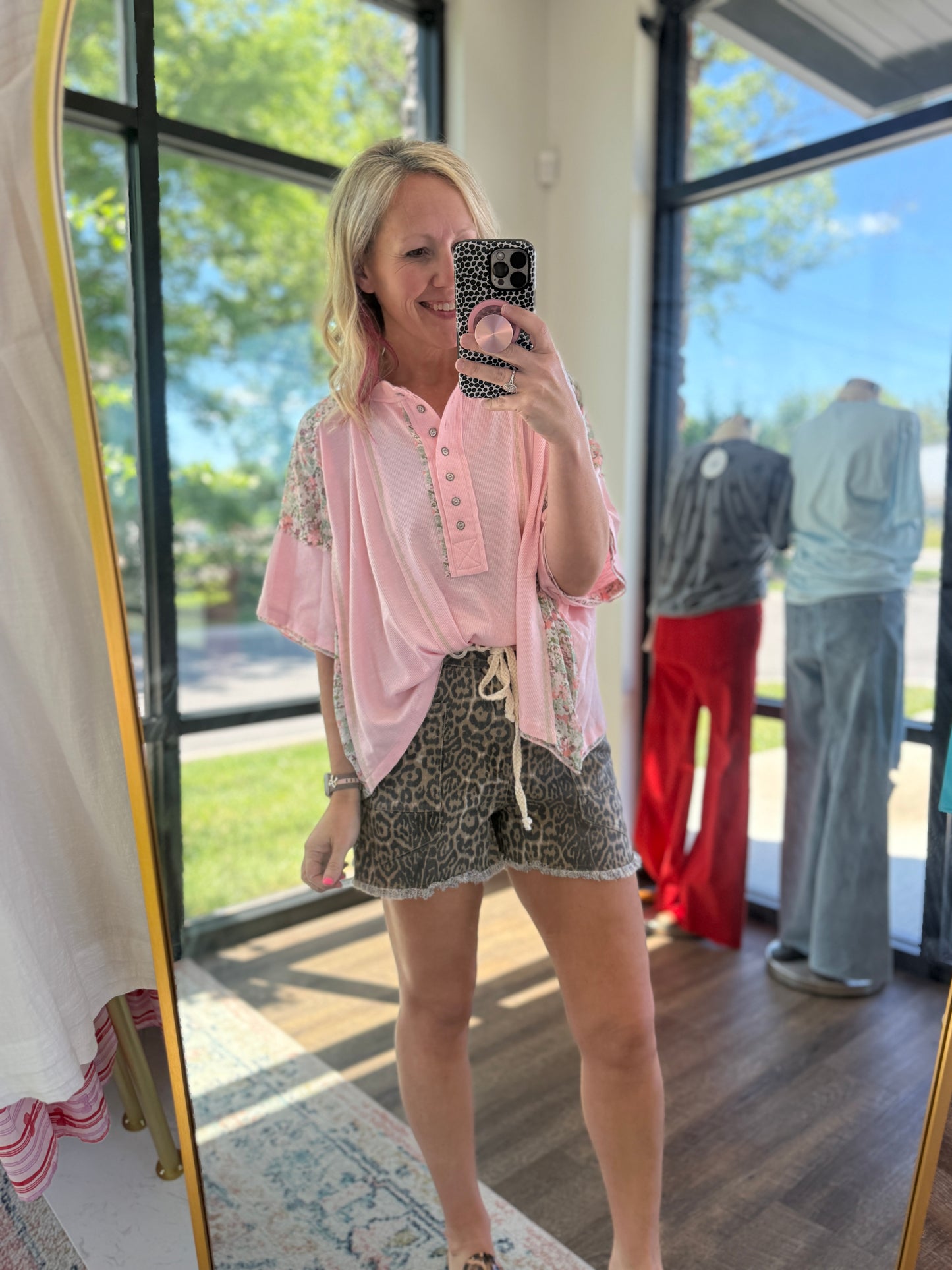 Camo/Animal Print Shorts