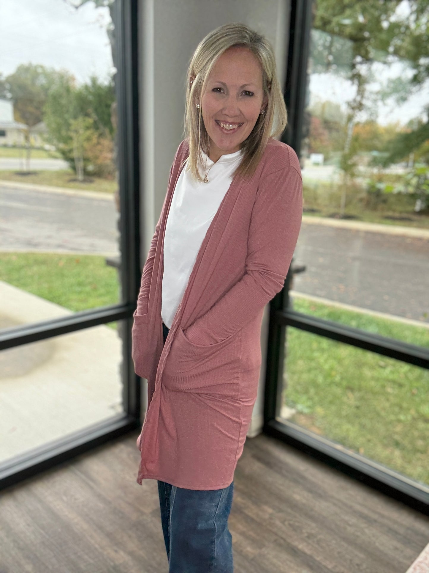 Everyday Ribbed Cardigan