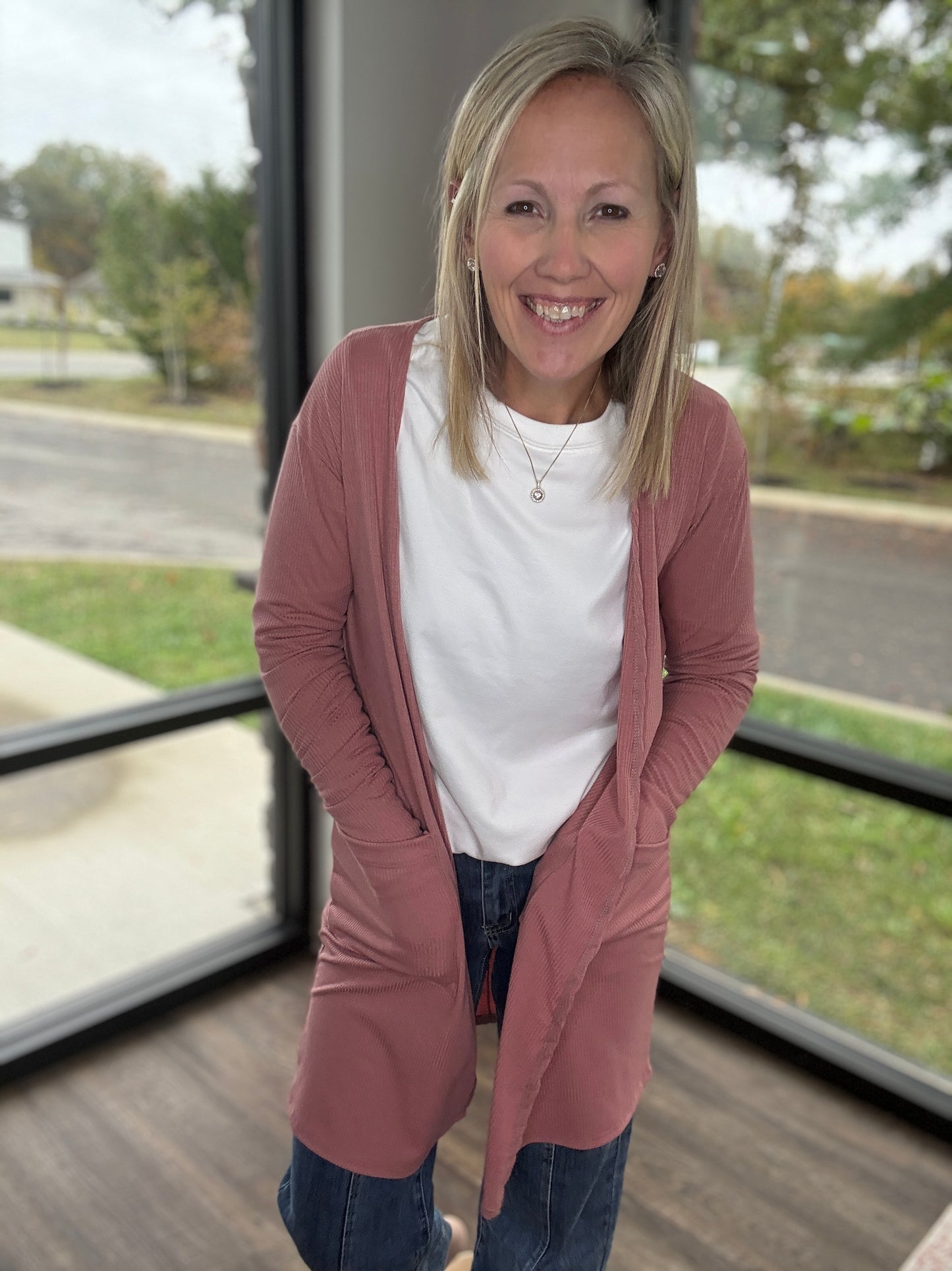 Everyday Ribbed Cardigan