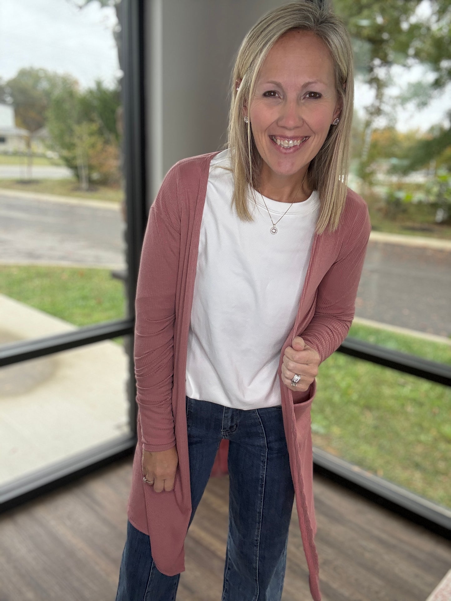 Everyday Ribbed Cardigan