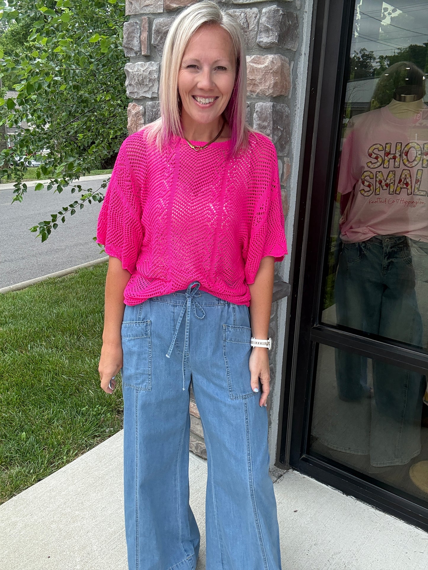 Pretty In Pointelle Top