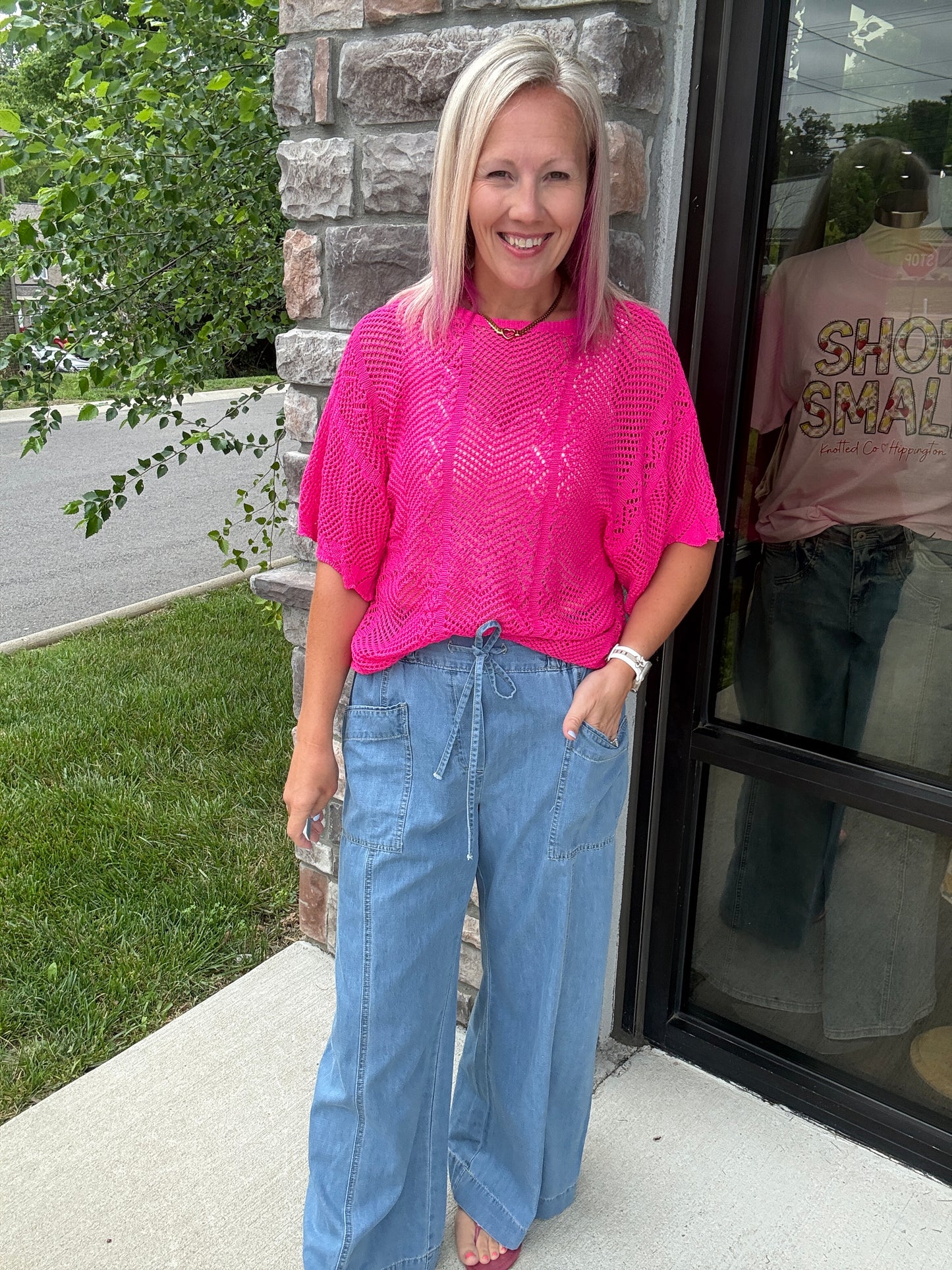 Pretty In Pointelle Top