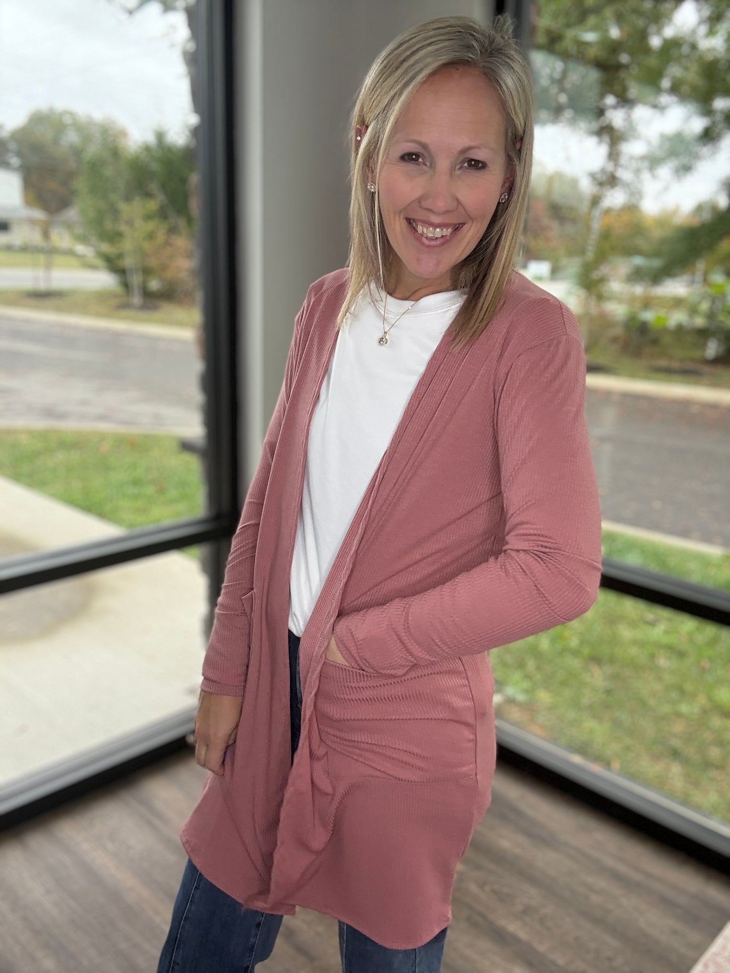 Everyday Ribbed Cardigan