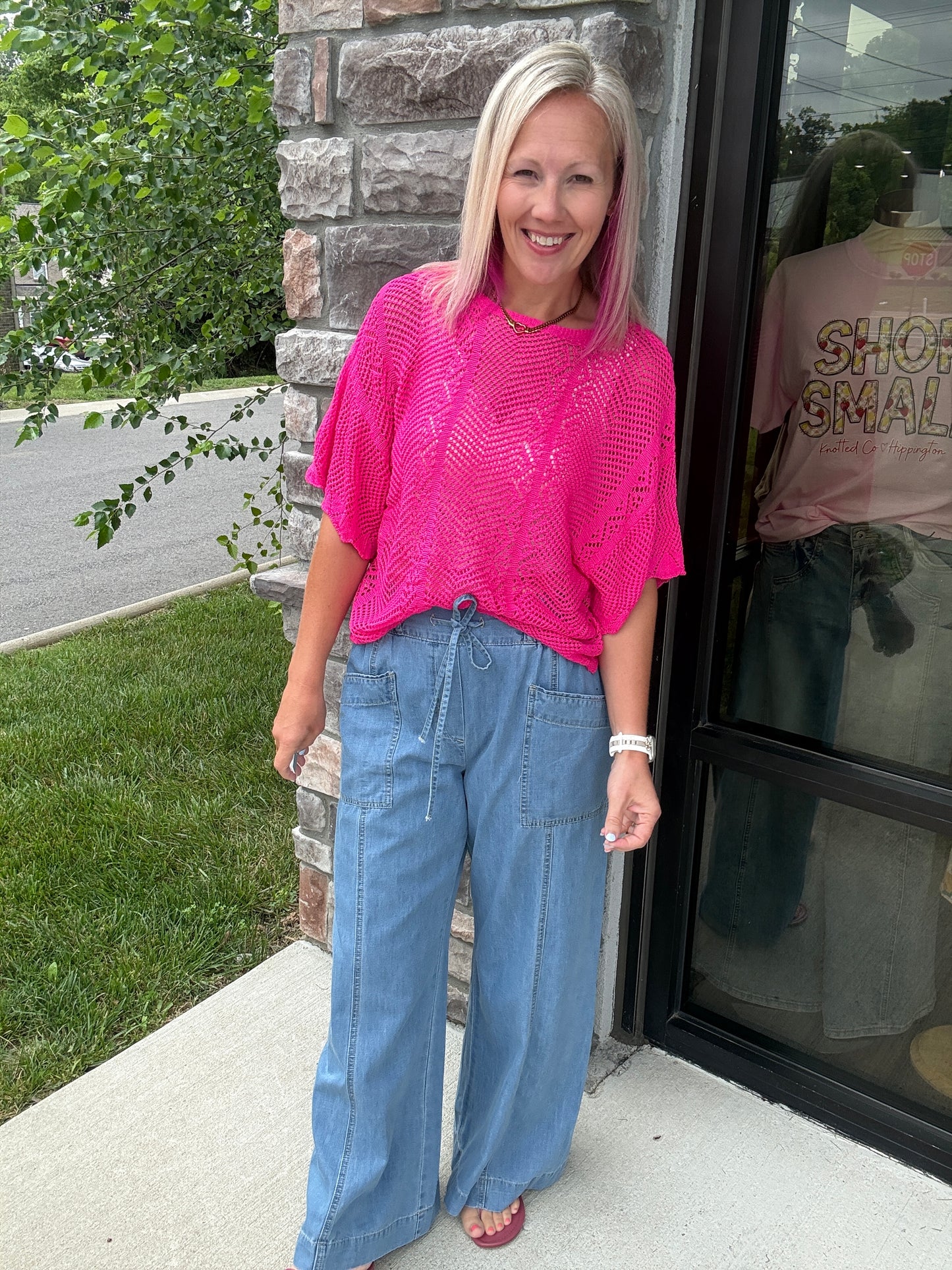 Pretty In Pointelle Top