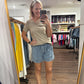 Olson Button Tee