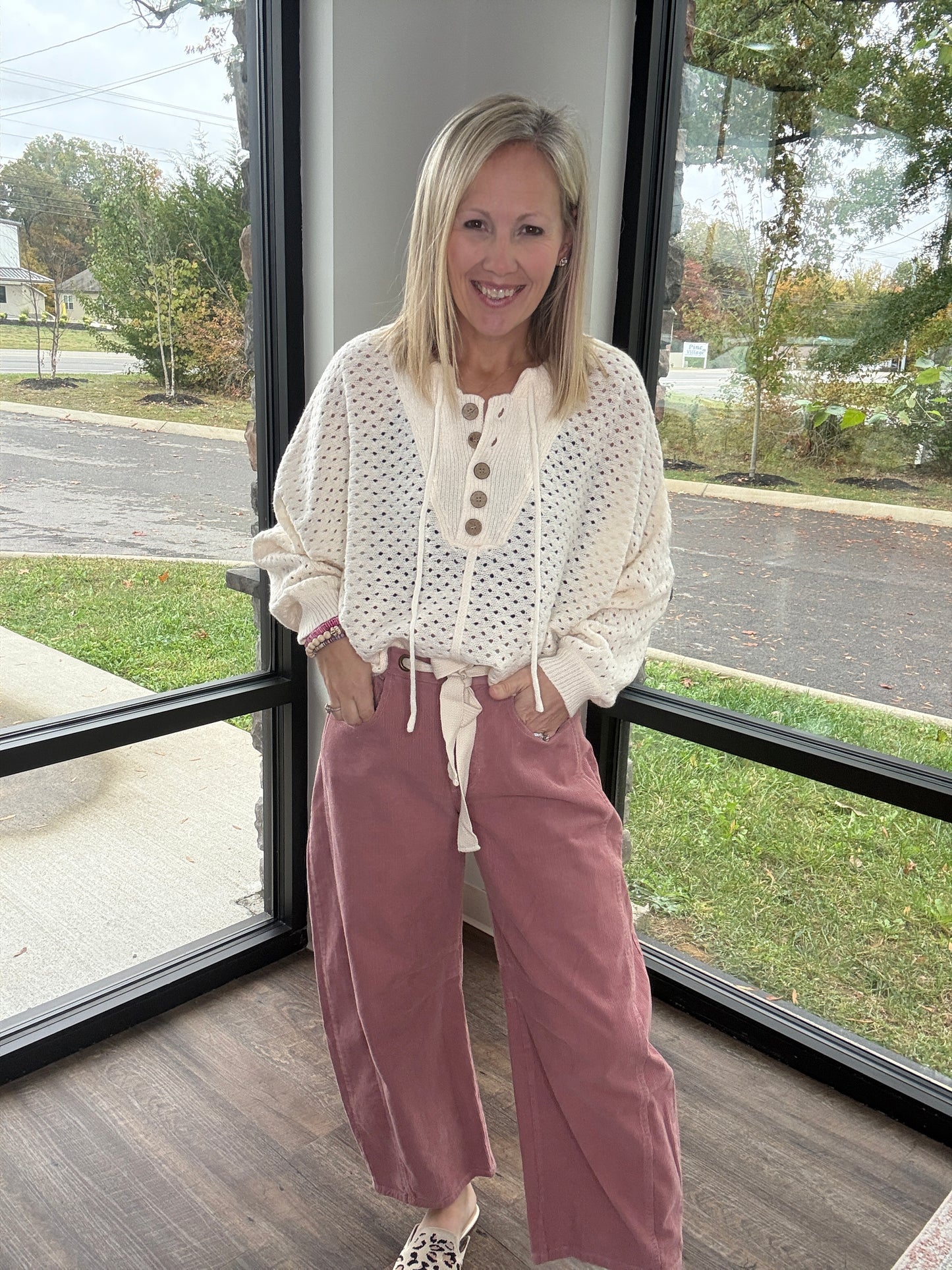 Mauve Moment Corduroys