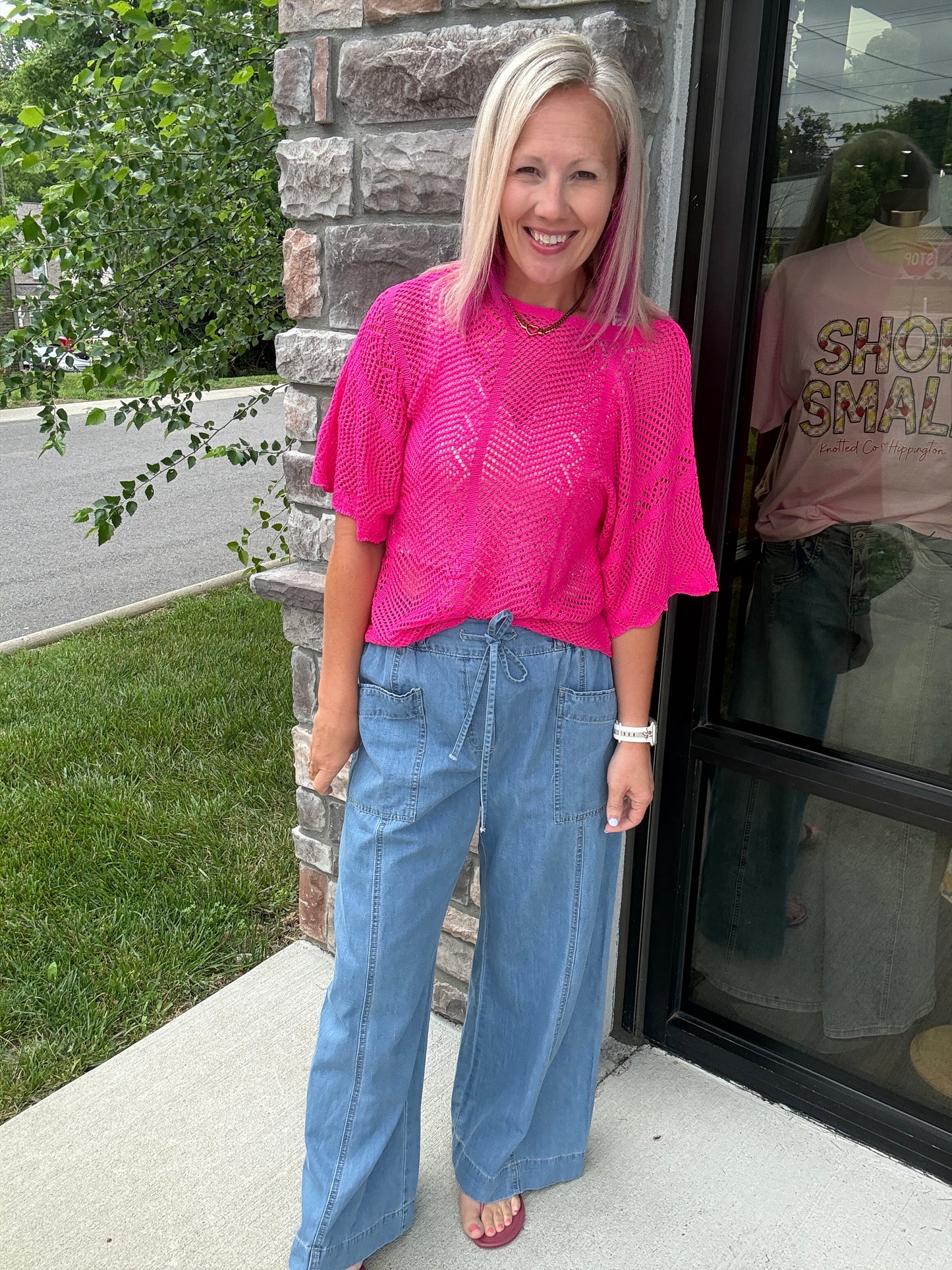 Pretty In Pointelle Top