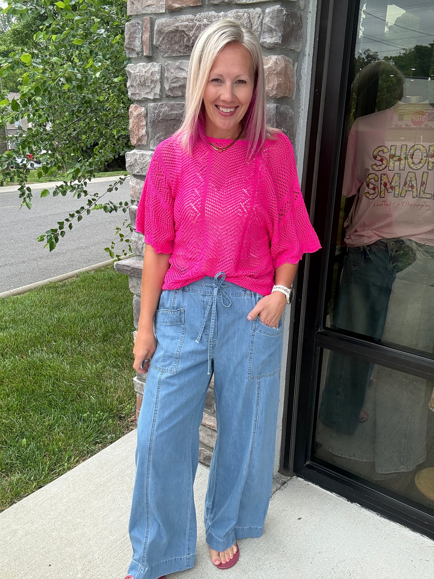 Pretty In Pointelle Top