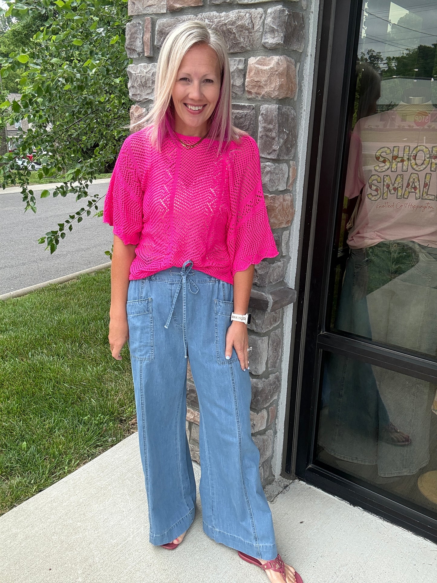 Pretty In Pointelle Top