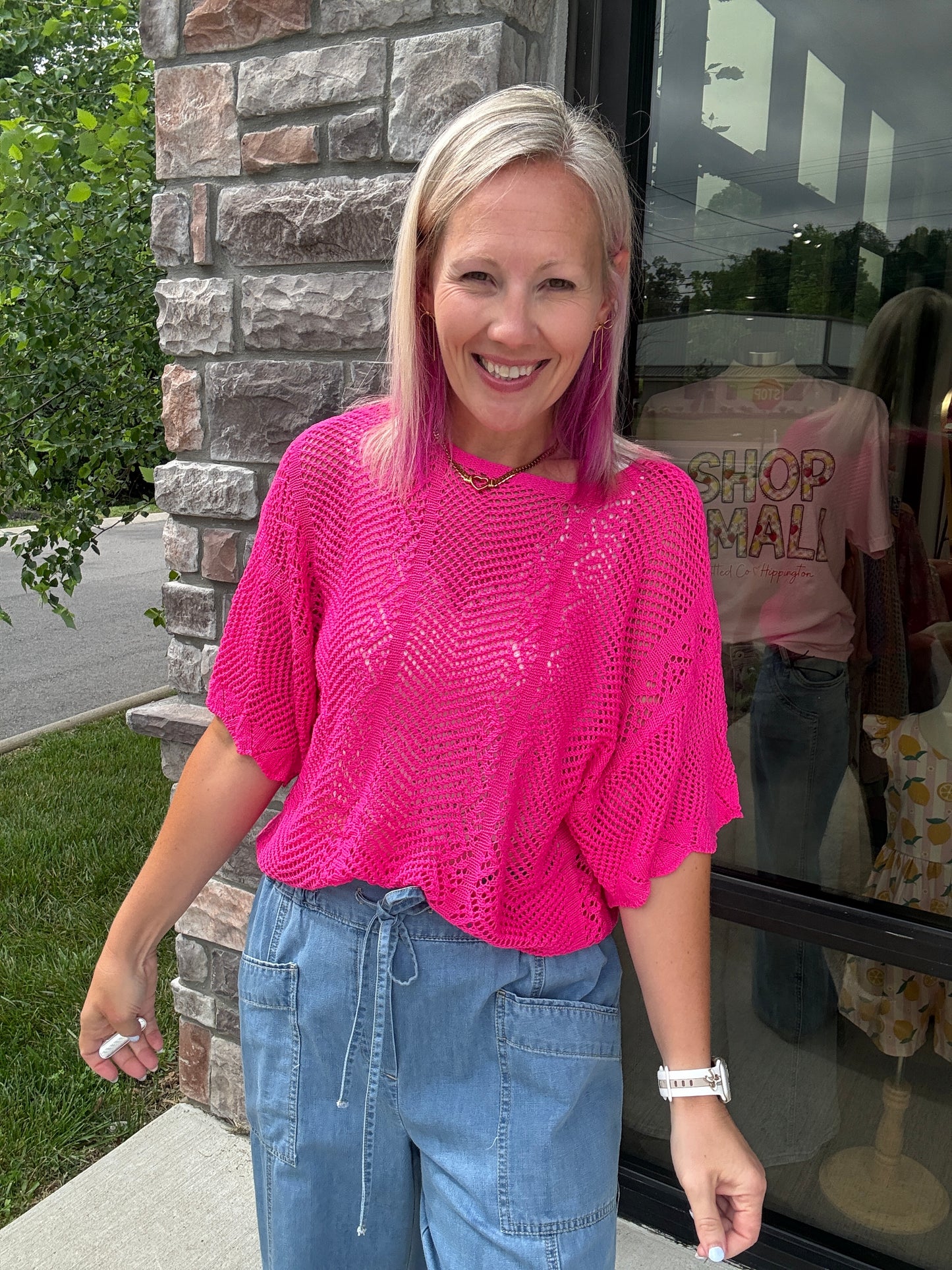 Pretty In Pointelle Top