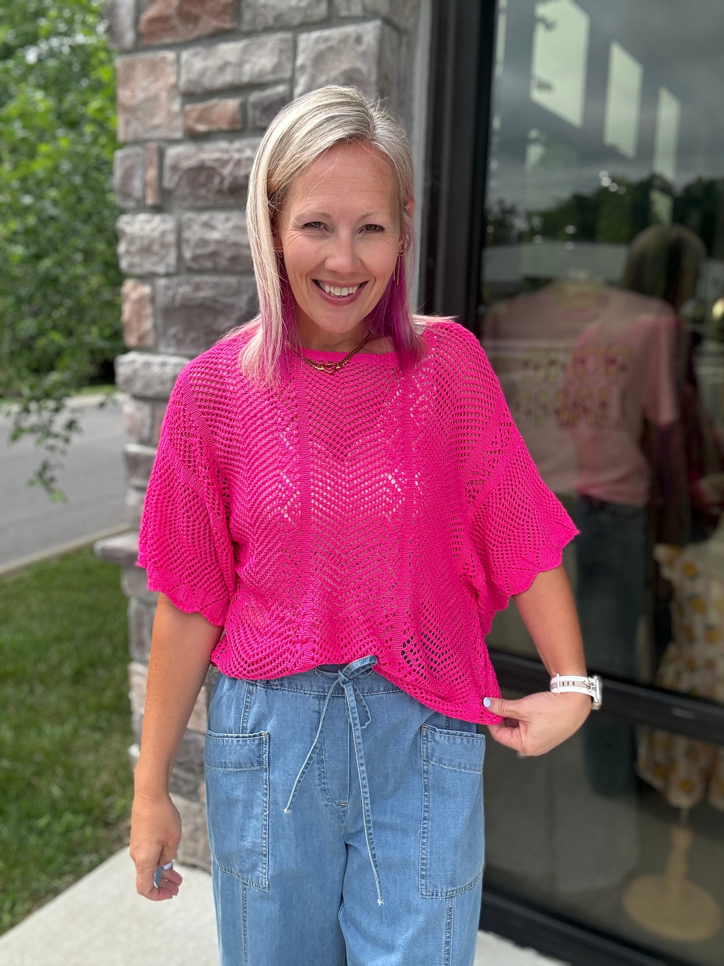 Pretty In Pointelle Top