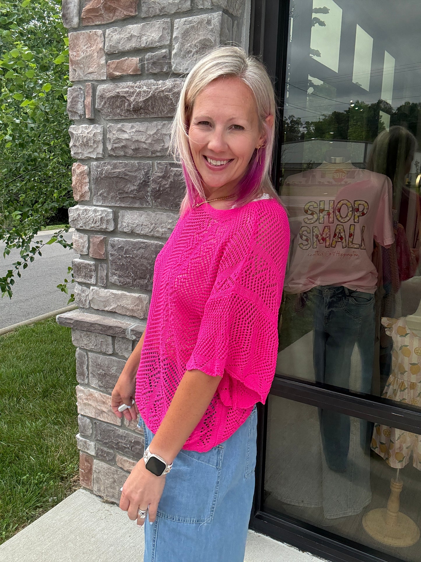Pretty In Pointelle Top
