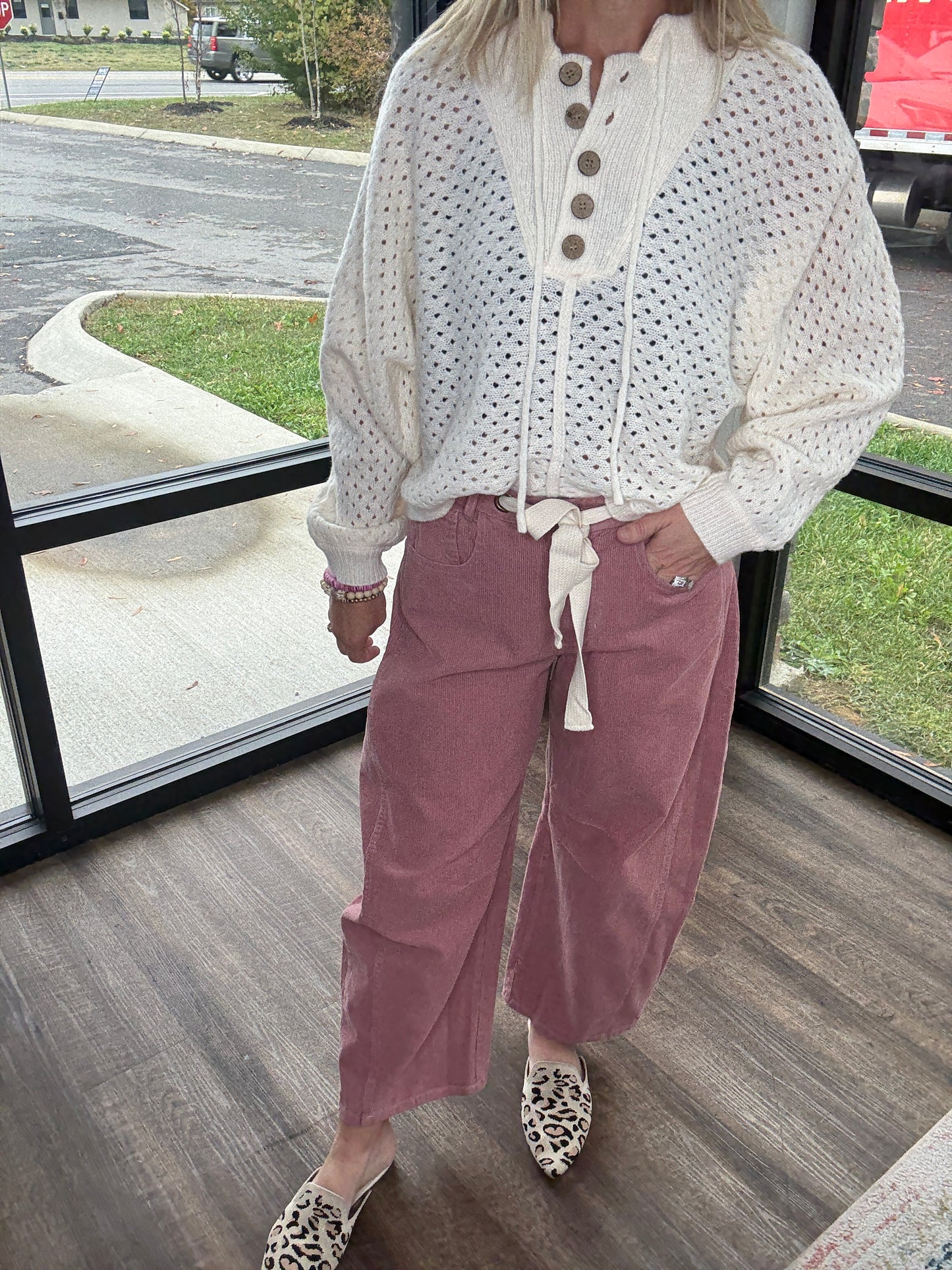 Mauve Moment Corduroys