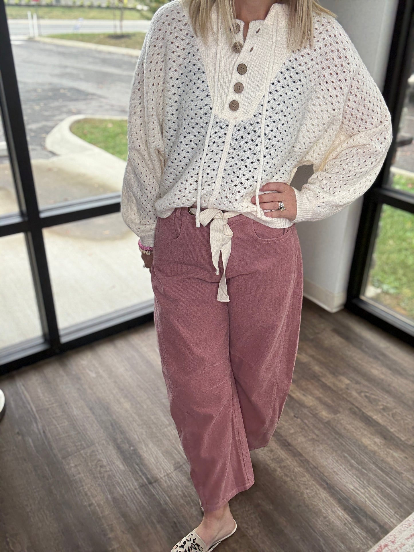 Mauve Moment Corduroys