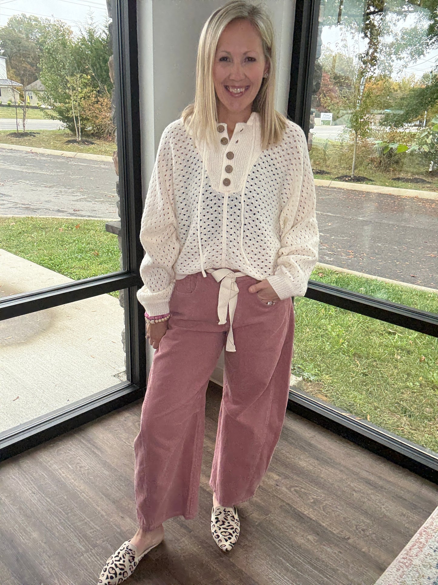 Mauve Moment Corduroys