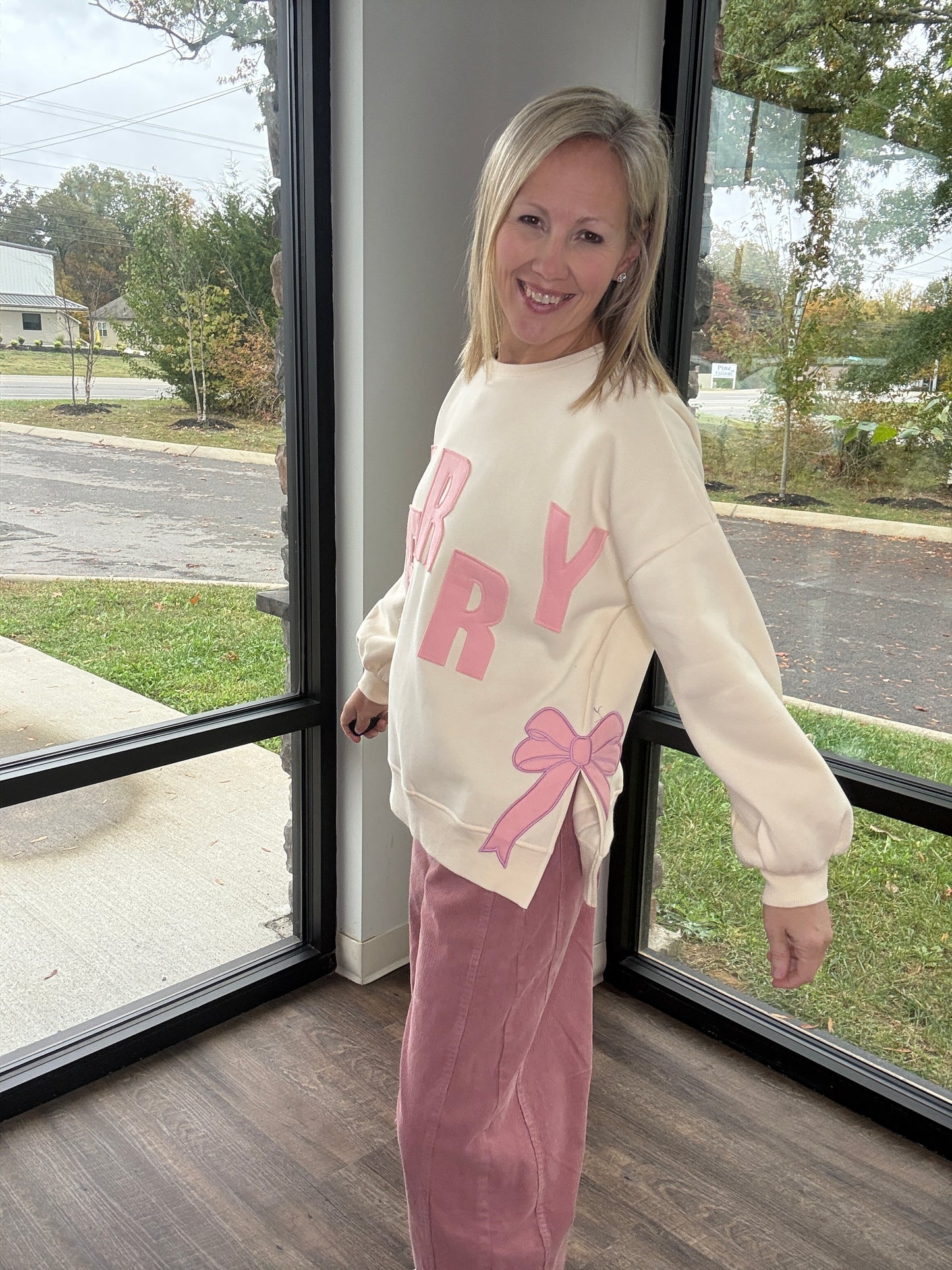 Sugar Plum Fleece Sweatshirt