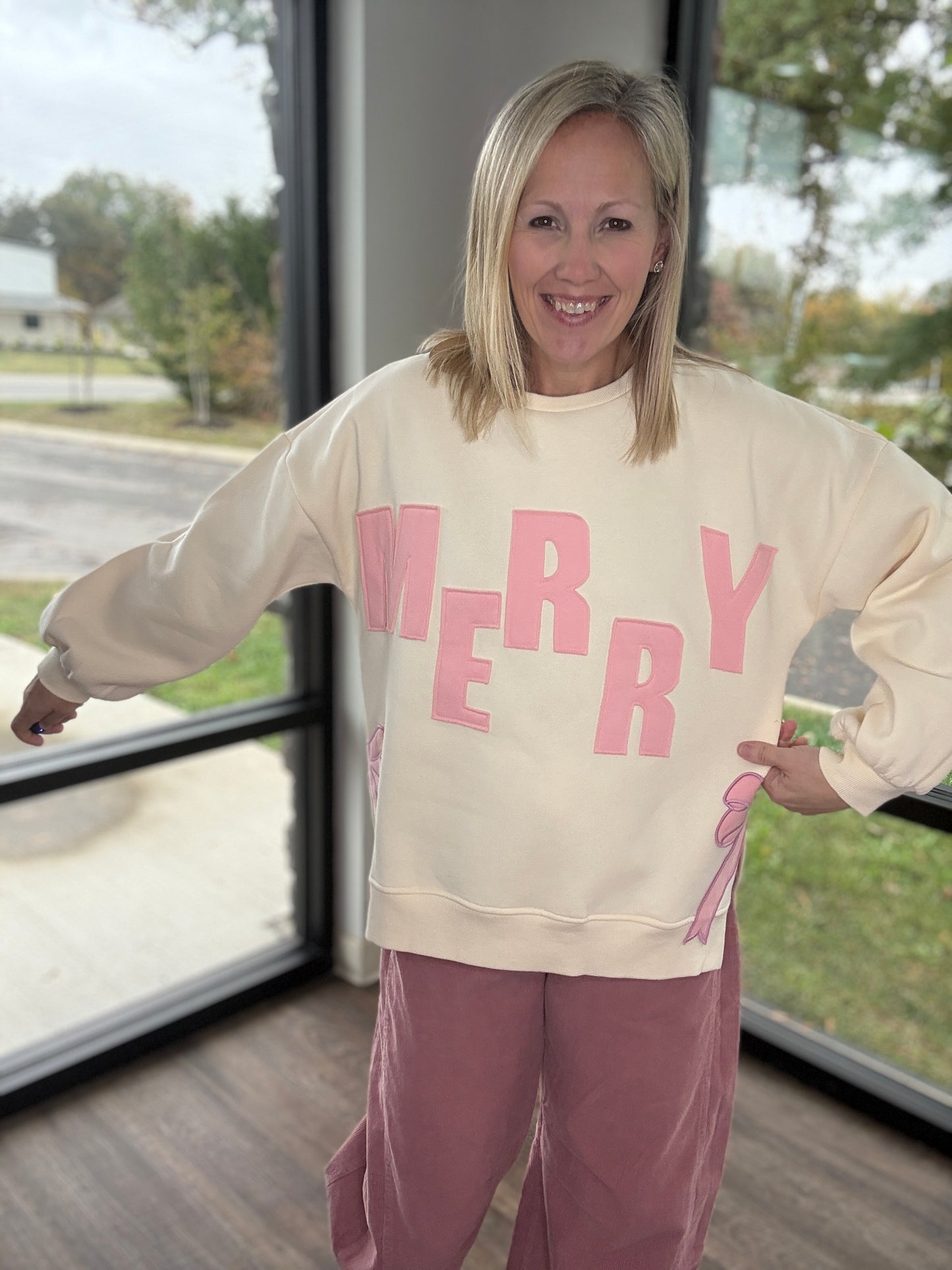 Sugar Plum Fleece Sweatshirt