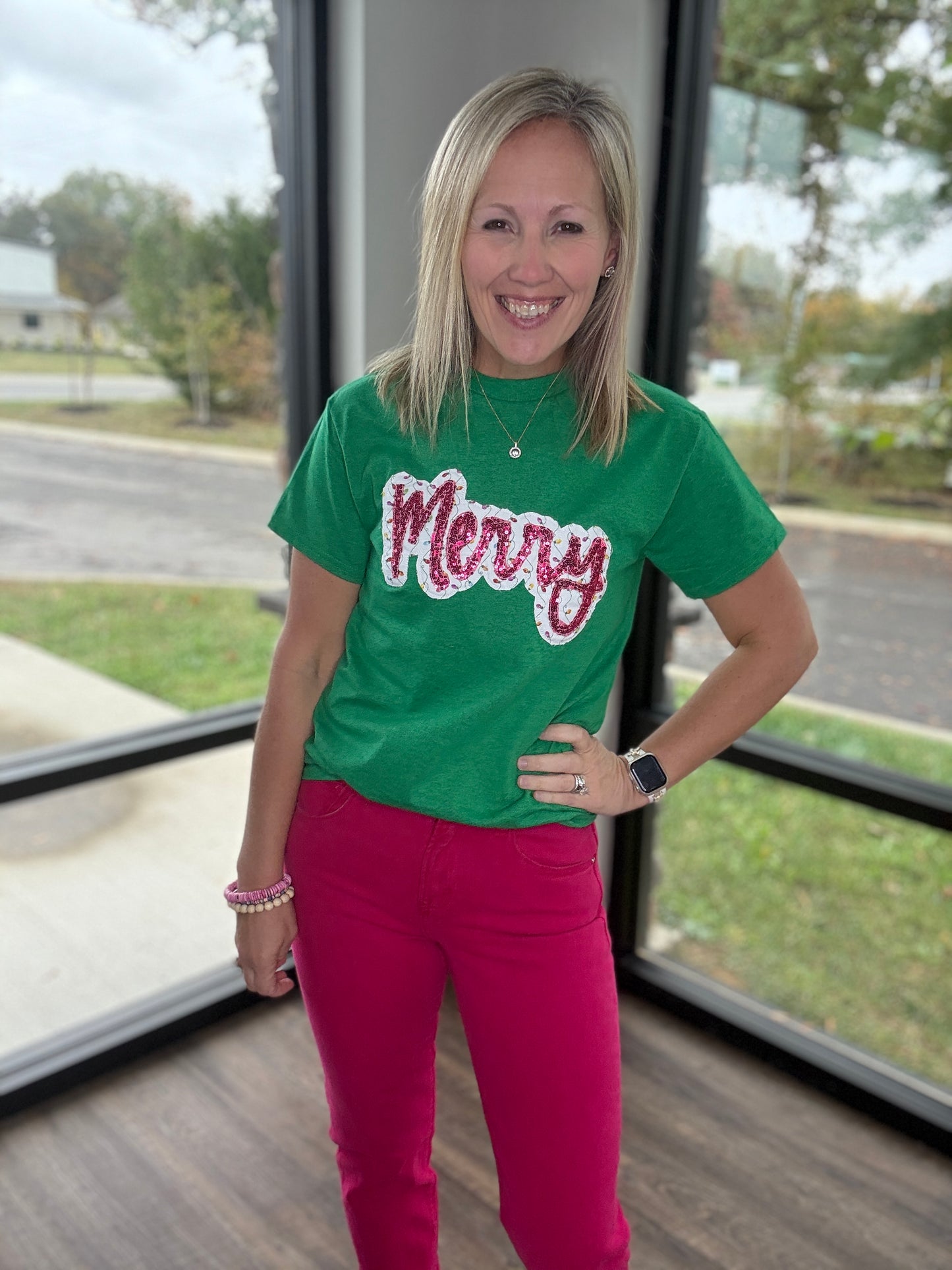 Merry Christmas Lights Tee
