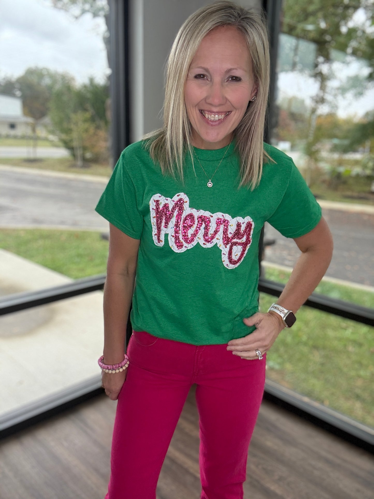 Merry Christmas Lights Tee