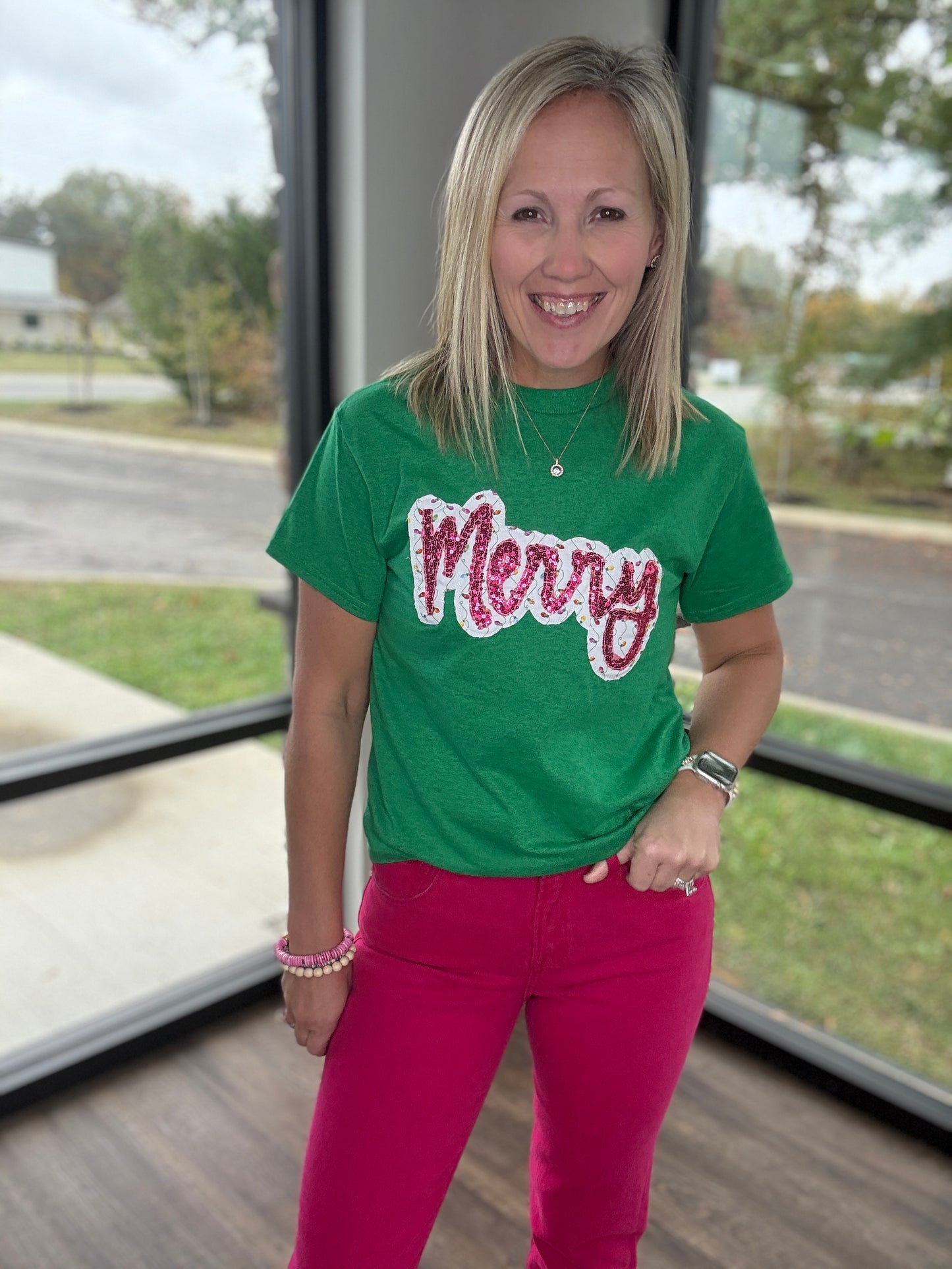 Merry Christmas Lights Tee