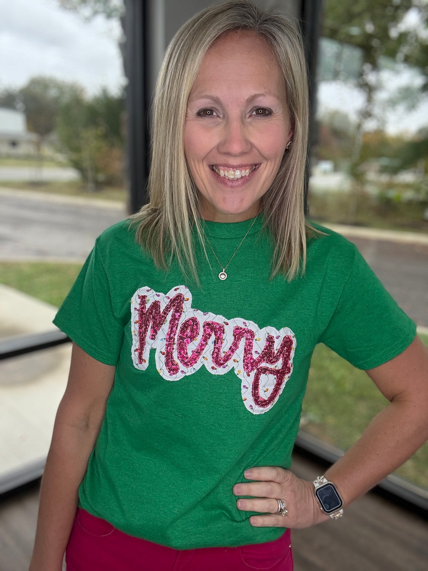Merry Christmas Lights Tee