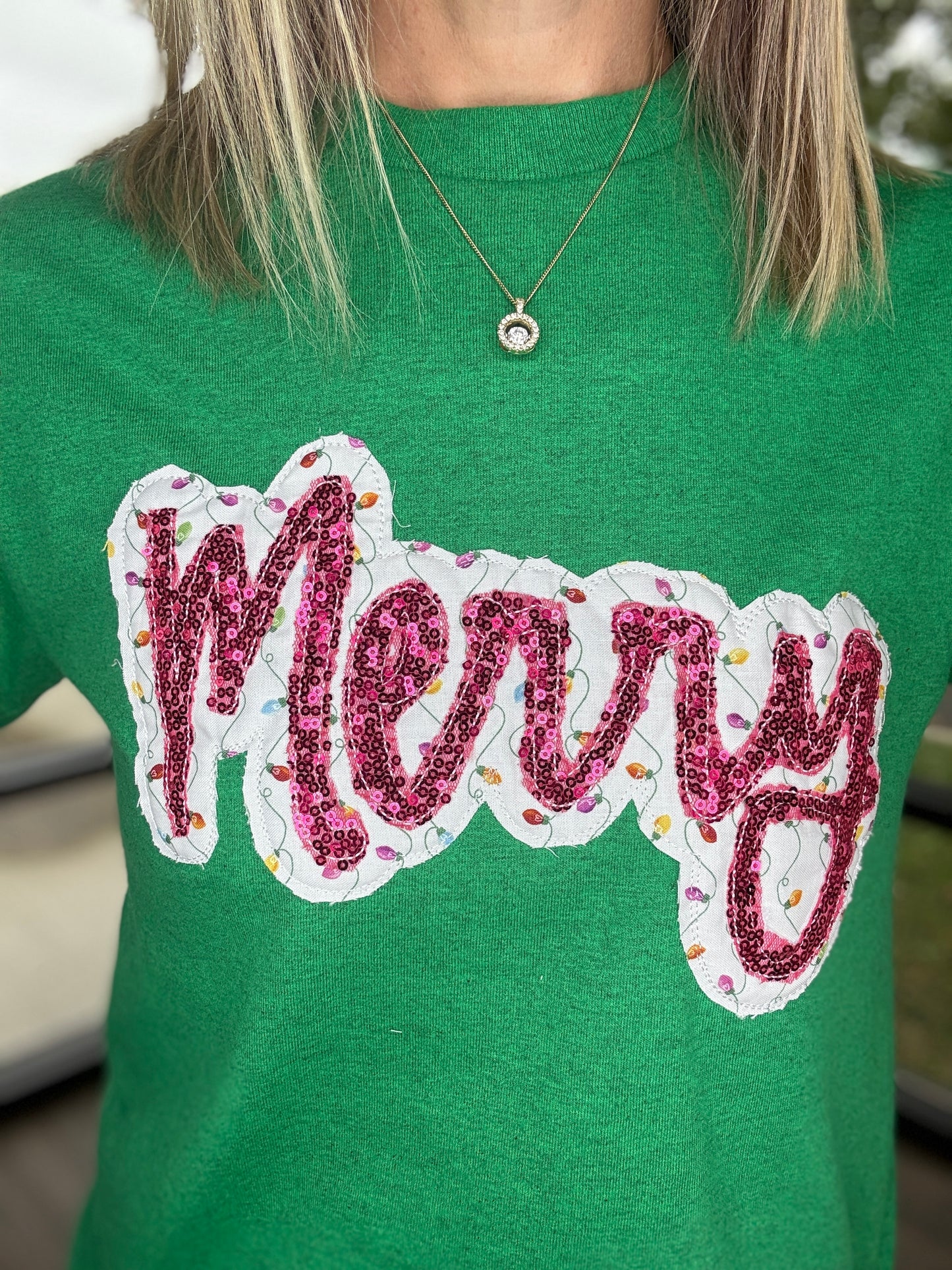 Merry Christmas Lights Tee