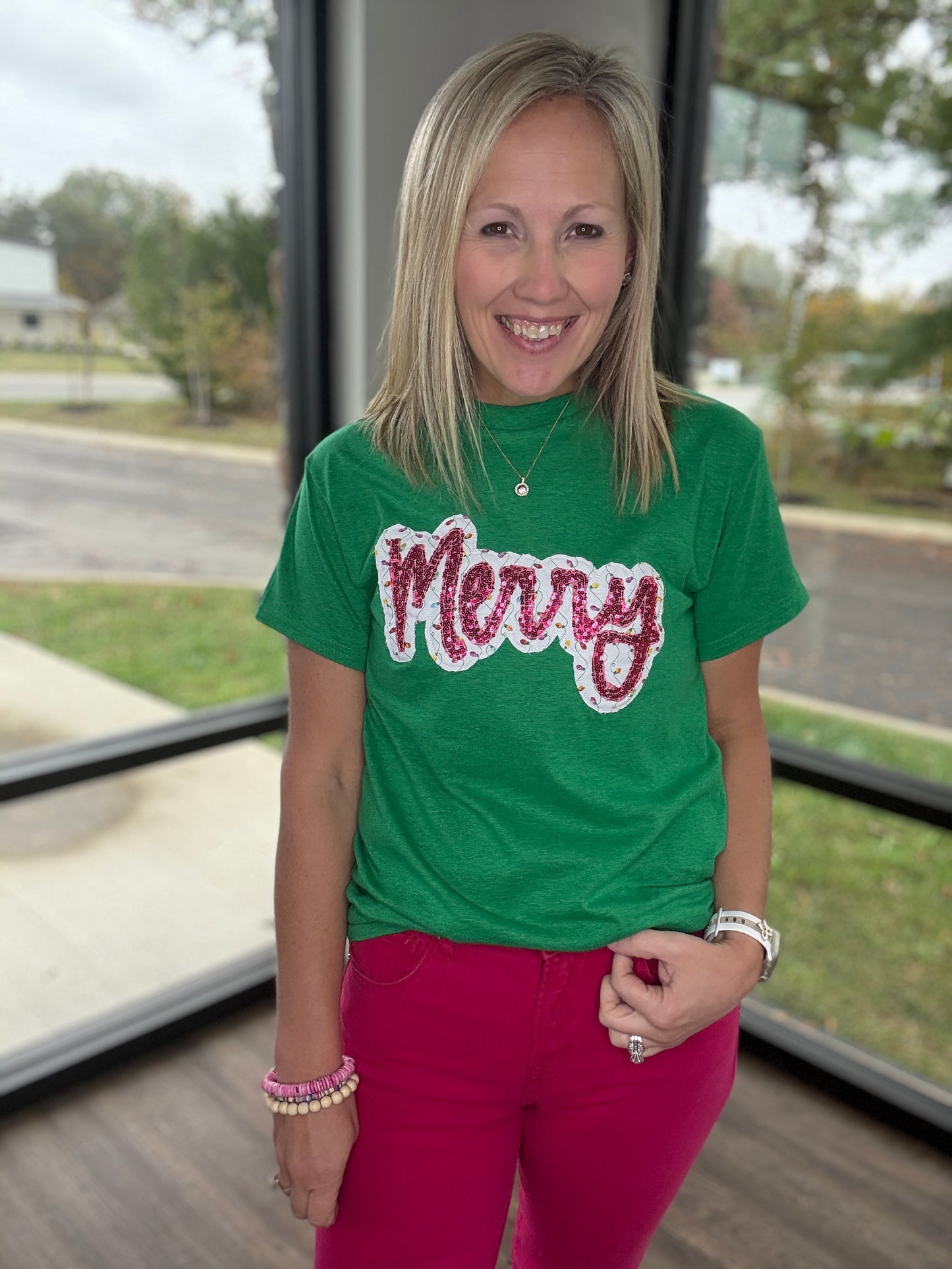Merry Christmas Lights Tee