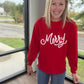 Merry Bow Sweatshirt