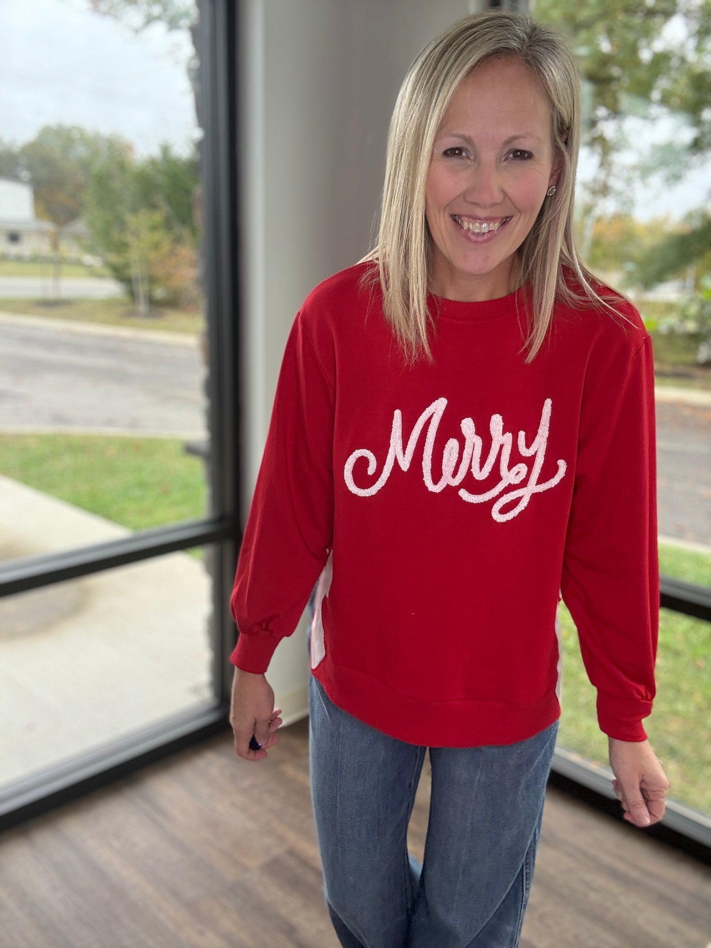 Merry Bow Sweatshirt