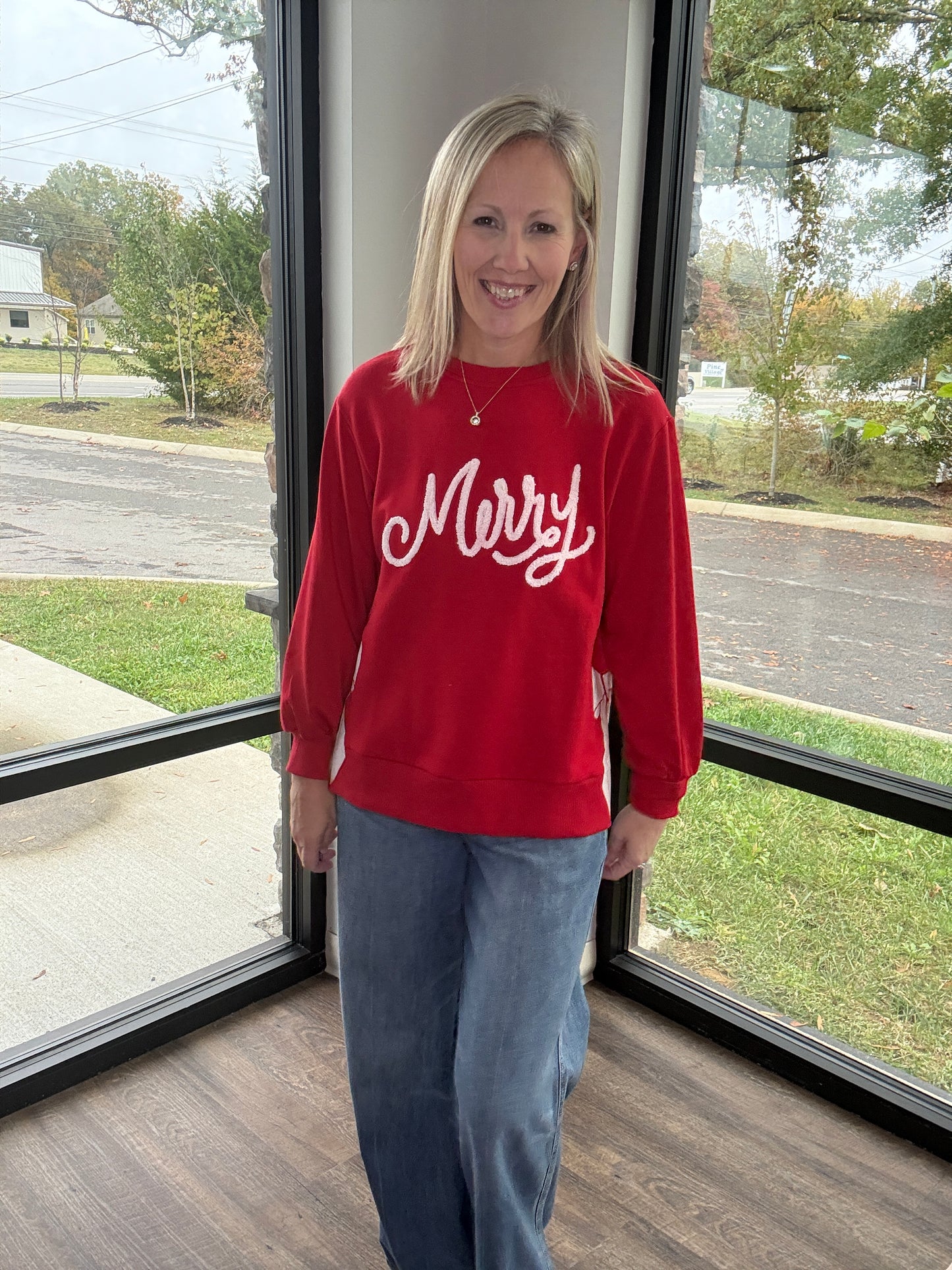 Merry Bow Sweatshirt