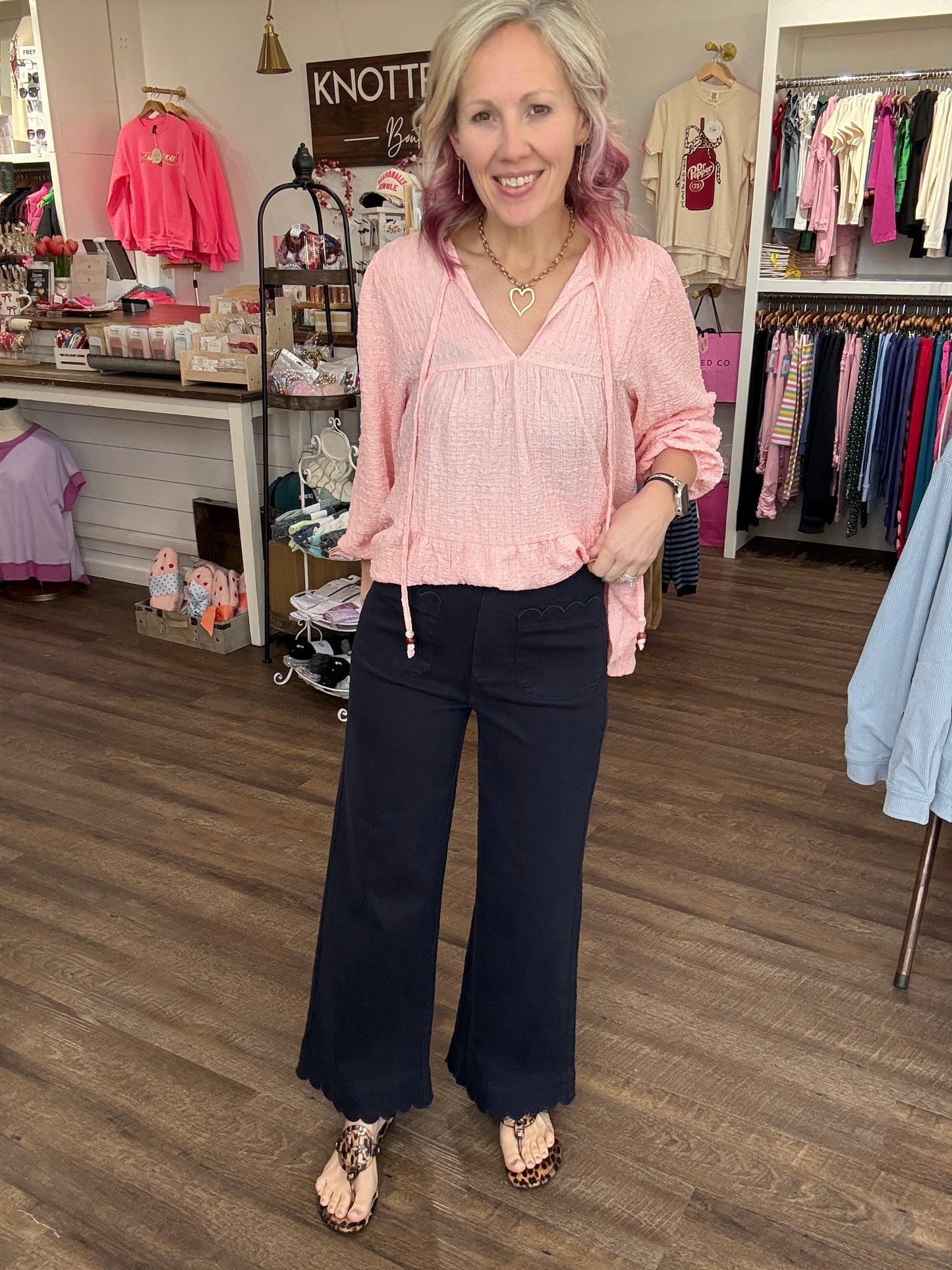 Scallop Society Pant- Navy