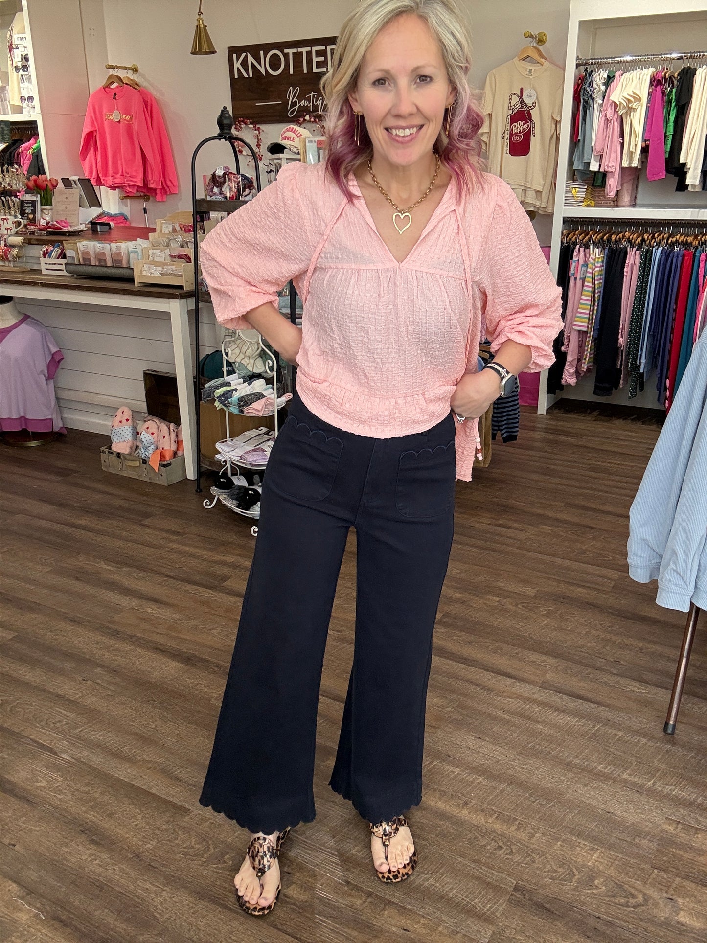 Scallop Society Pant- Navy