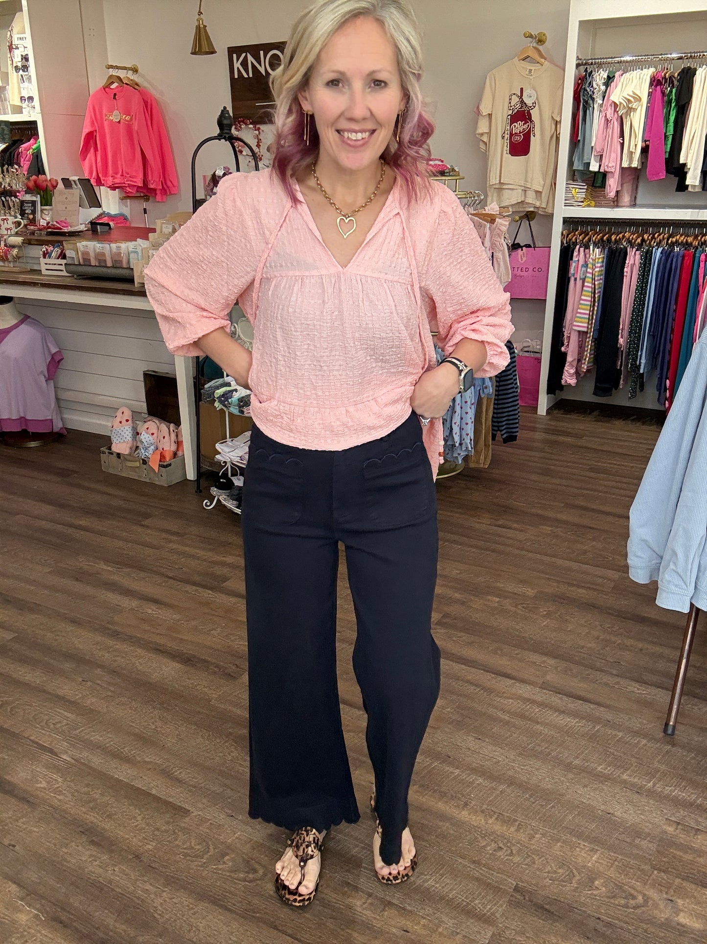 Scallop Society Pant- Navy