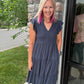 Navy Tide Dress