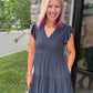 Navy Tide Dress