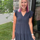 Navy Tide Dress