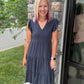 Navy Tide Dress