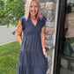 Navy Tide Dress