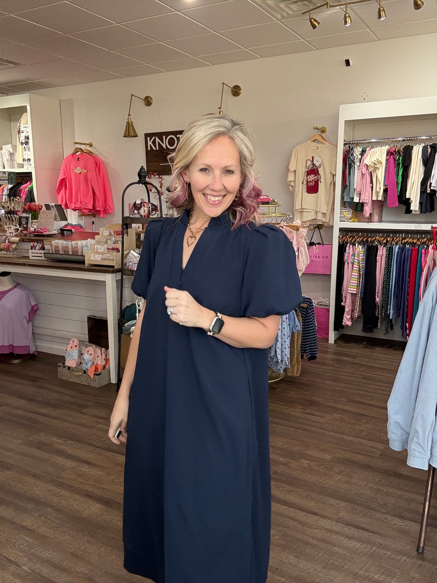 Navy After Ever Dress