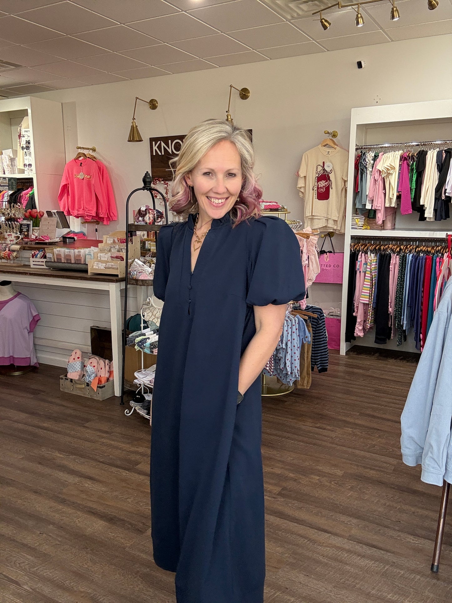 Navy After Ever Dress