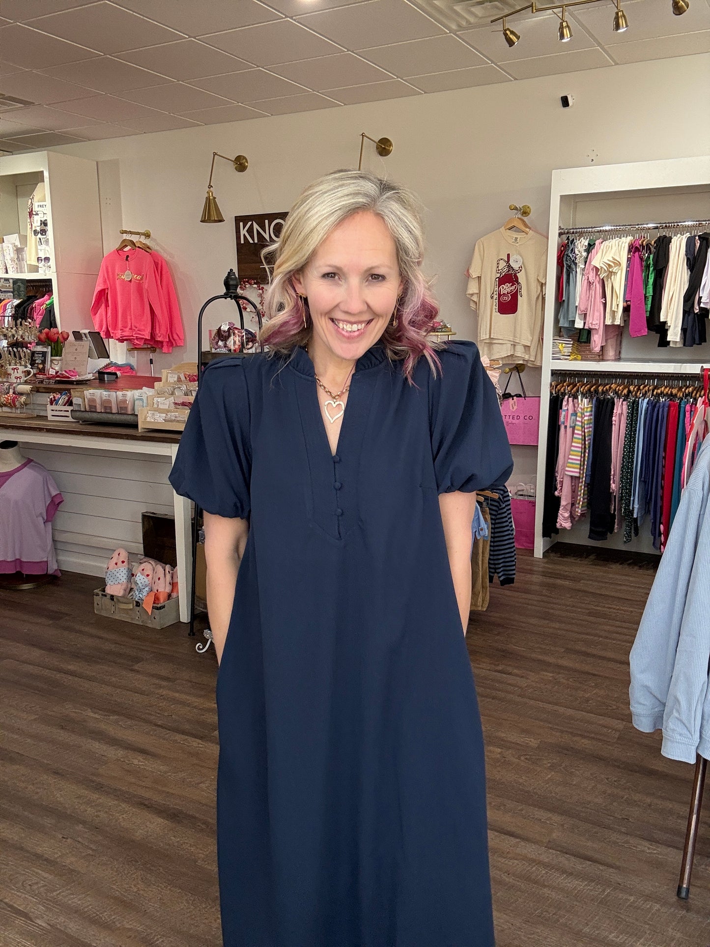 Navy After Ever Dress