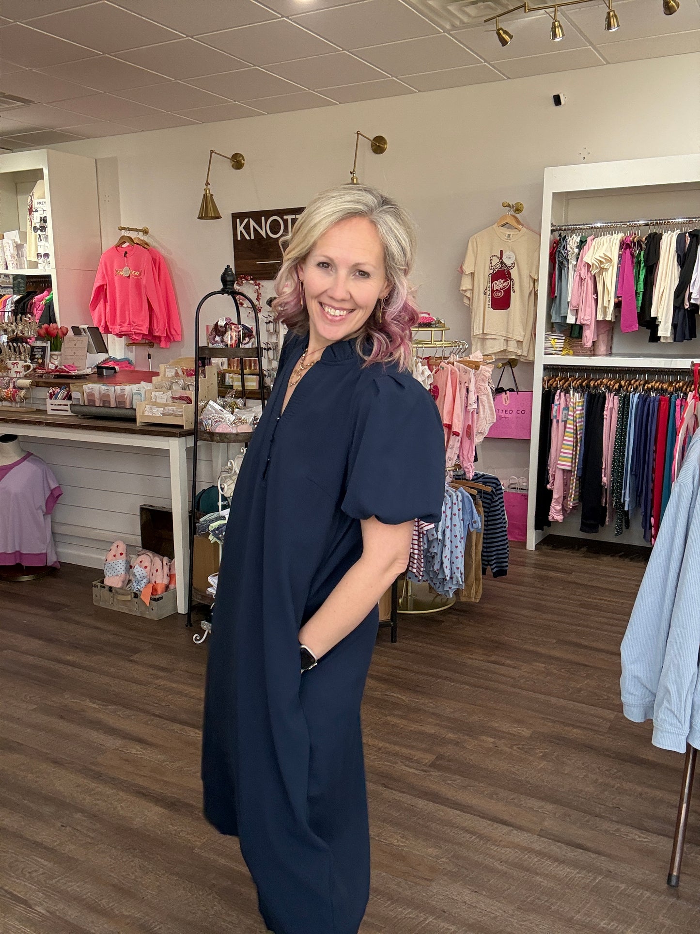 Navy After Ever Dress