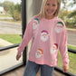 Pink Santa Sweatshirt